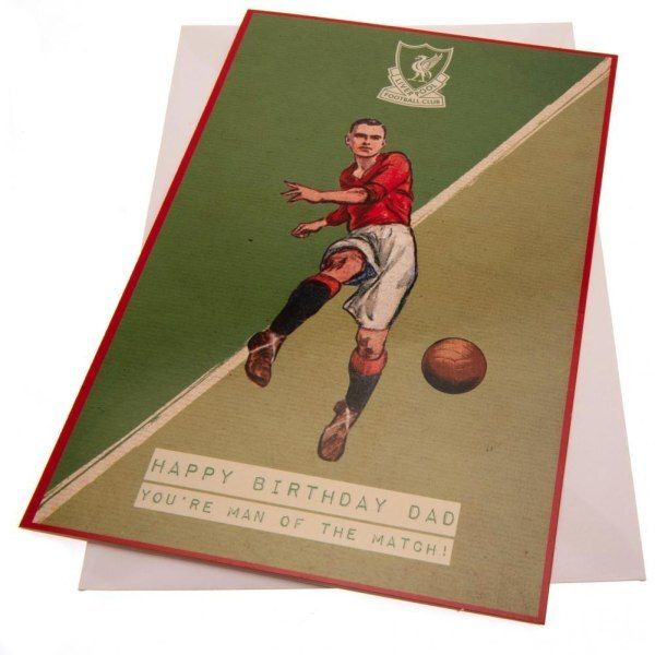 Liverpool FC Dad Retro Birthday Card (23cm x 15cm) GOODS Superdrug   