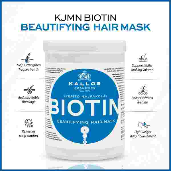 Kallos Biotin Hair Mask 1L, UK version