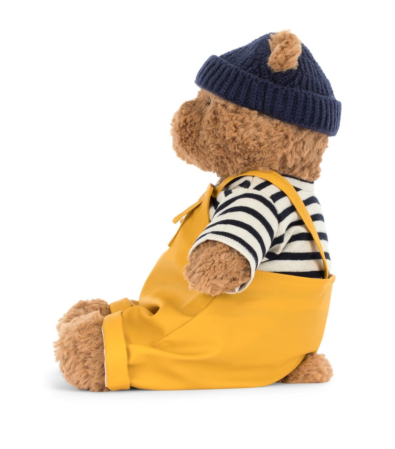 Jellycat Seafarer Bartholomew Bear 26cm plush teddy - British product