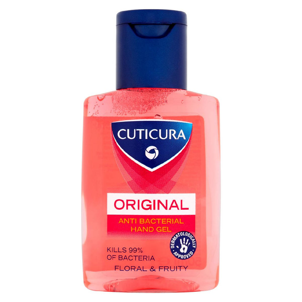 Cuticura Original Anti Bacterial Hand Gel 50ml – Floral & Fruity