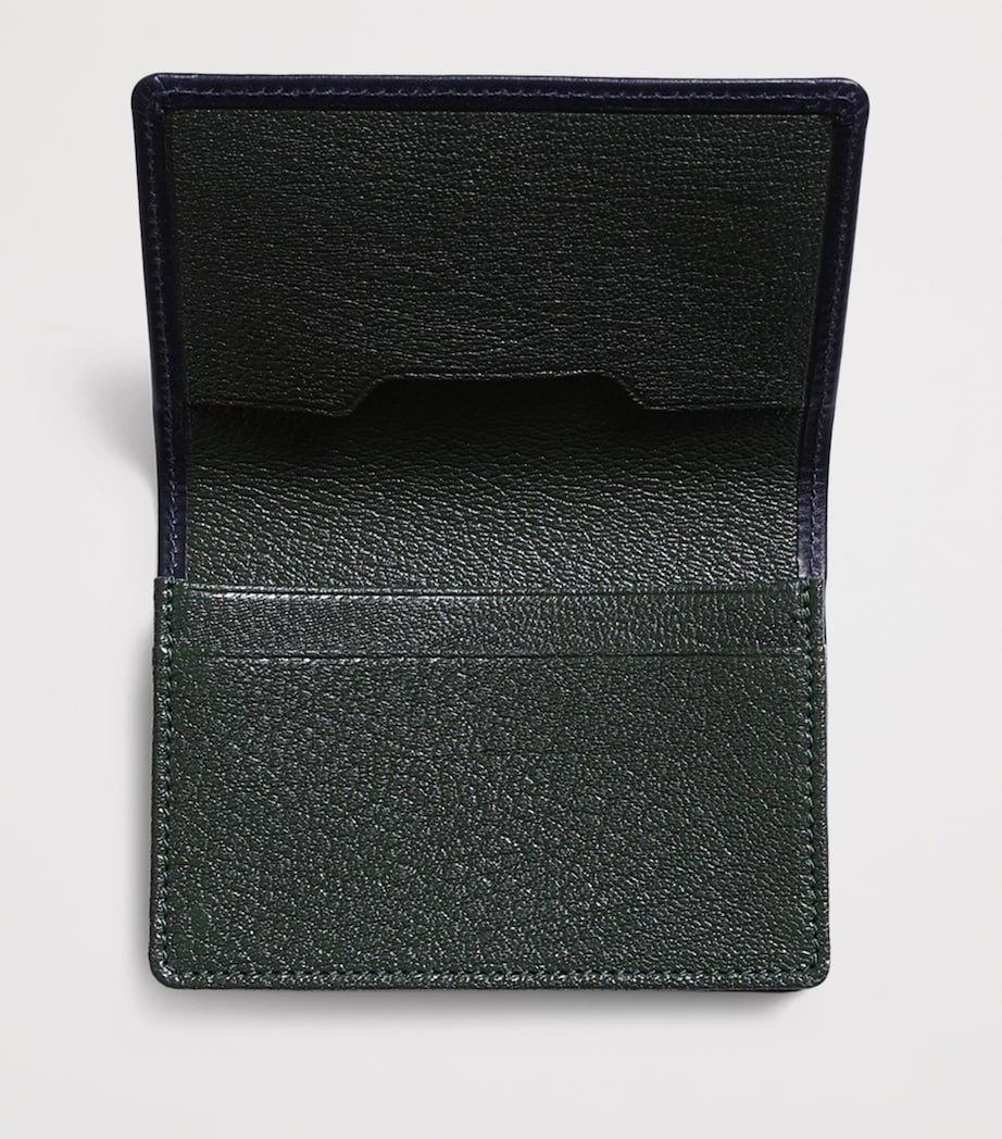 Swaine leather business card case, British product