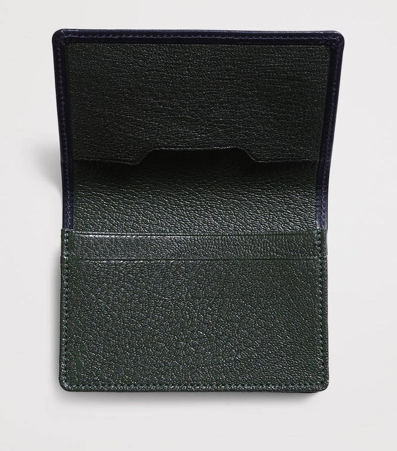 Swaine leather business card case, British product
