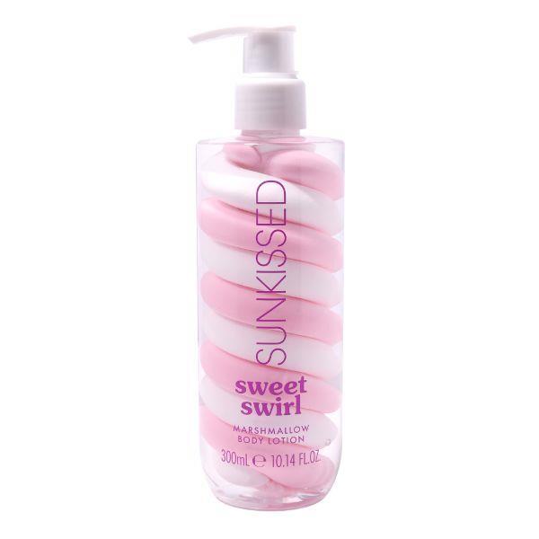 Sunkissed sweet swirl marshmallow body lotion 300ml, UK version