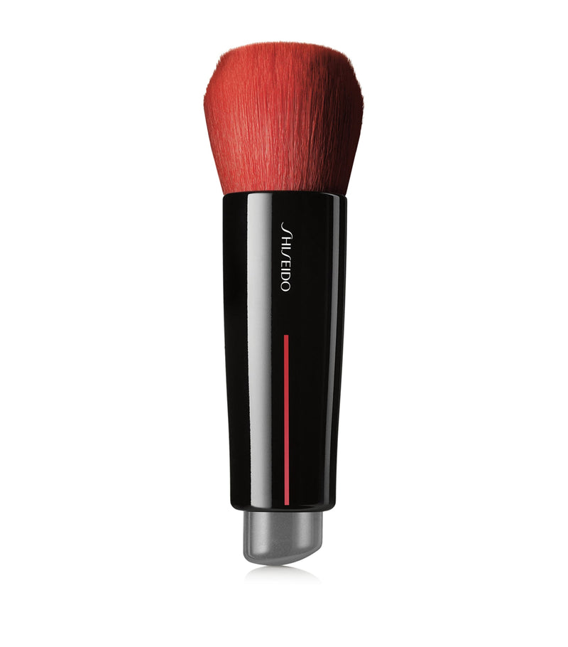 Dual-Ended Face Brush with Gel Tip and Diamond-Shaped Bristles