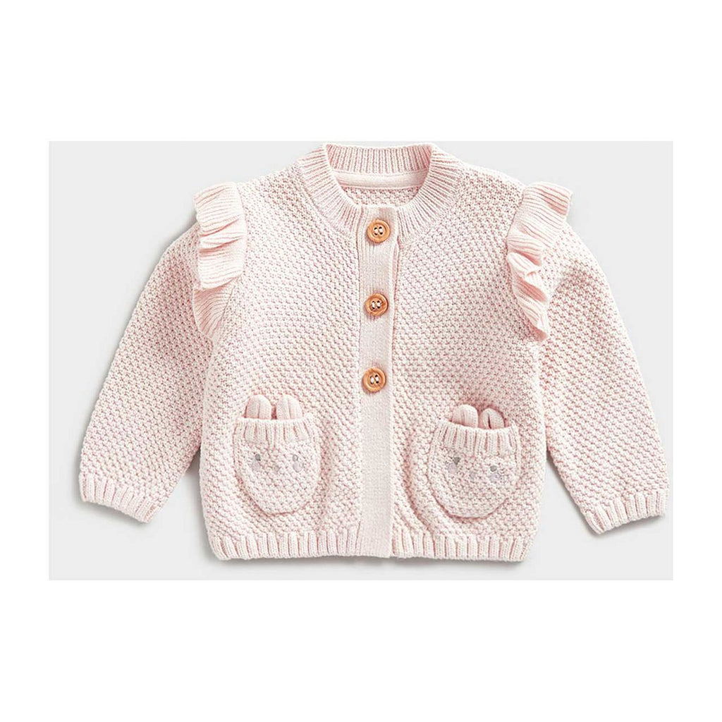 Mothercare My First Pink Knitted Cardigan