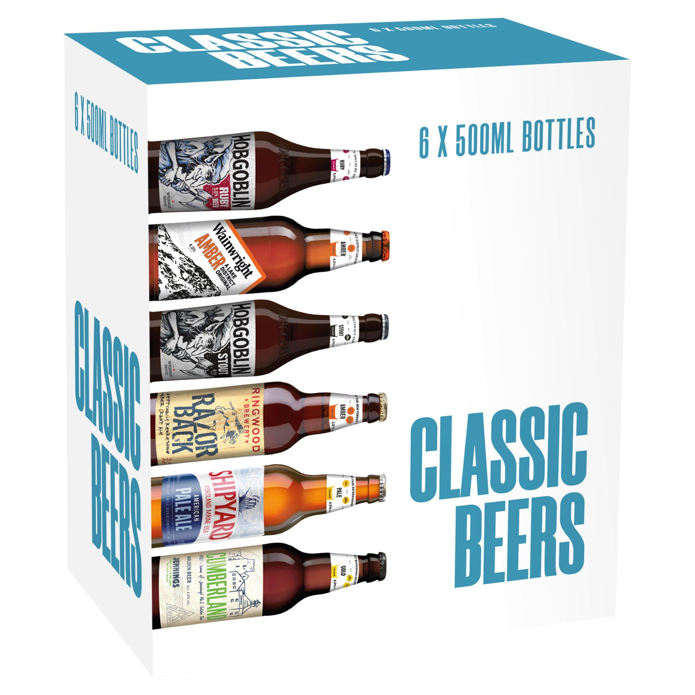 Classic Ales Mixed Pack x6 500ml GOODS Sainsburys   