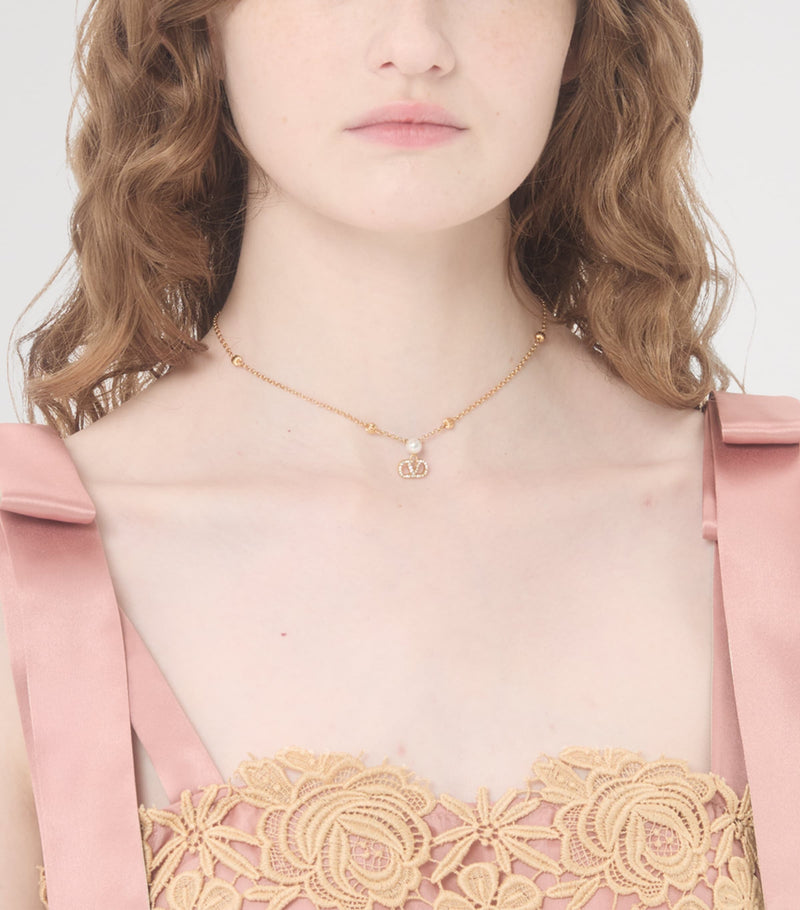 Valentino Garavani VLogo Signature necklace (British brand)