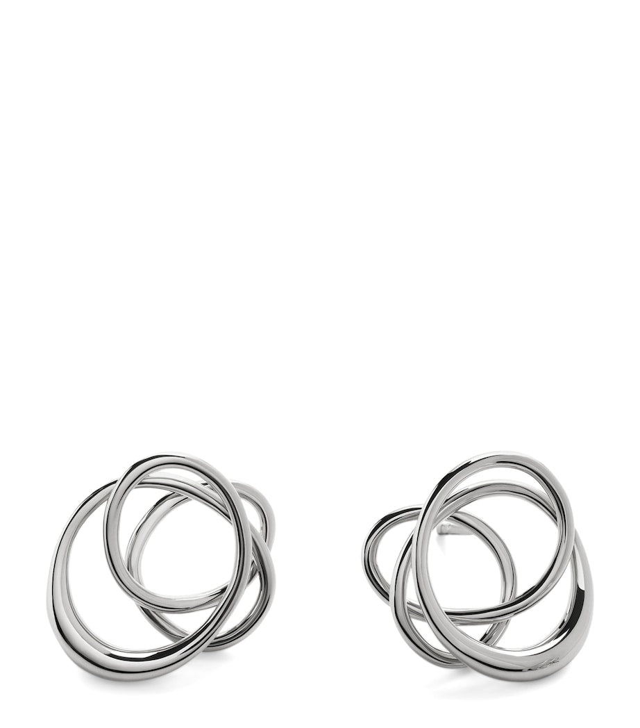 Monica Vinader sterling silver Nura earrings, imported from the UK