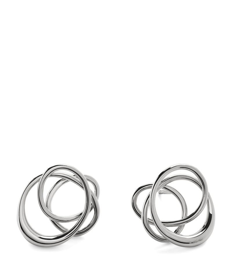Monica Vinader sterling silver Nura earrings, imported from the UK