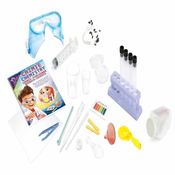 Buki Chemistry Set with 75 Experiments - British product
