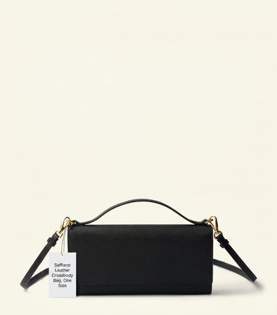 Harrods Prada Saffiano Leather Wallet with Shoulder Strap H9.5cm x W20cm- Buy online at McGrocer