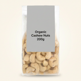 Holland Barrett organic cashew nuts 200g, UK version