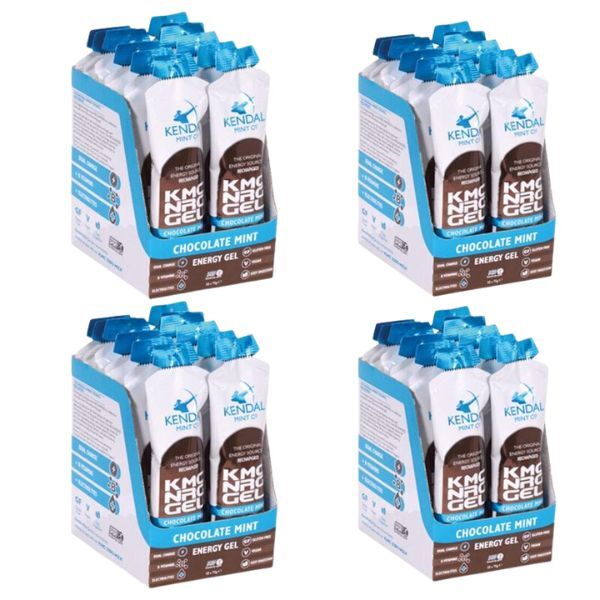 KMC energy gel Chocolate Mint flavour 48x70g - British product
