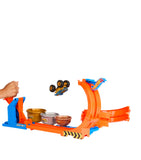 Hot Wheels monster truck Loop-and-Flip Trophy Challenge set, UK version