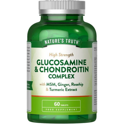 Superdrug Nature's Truth Glucosamine & Chondroitin Complex Joint Health Supplement - 60 Tablets- Buy online at McGrocer