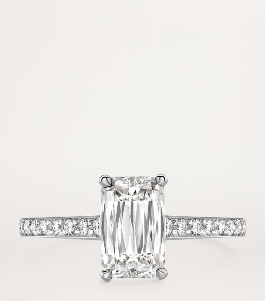 Boodles Harmony engagement ring with Ashoka-cut diamond, UK version