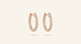 Cartier Juste un Clou diamond earrings 18ct rose gold - British product