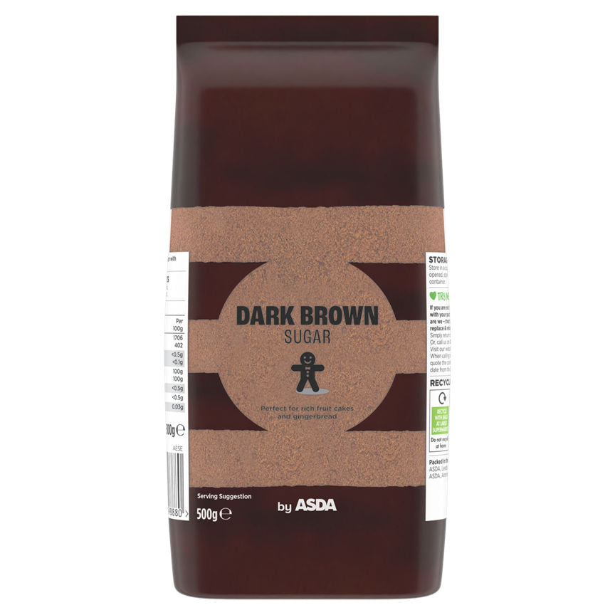 ASDA Dark Brown Sugar 500g GOODS ASDA   