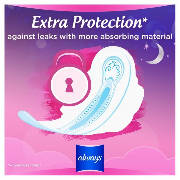 Always Sensitive Night Ultra (Size 3) Sanitary Towels x10 GOODS Superdrug   