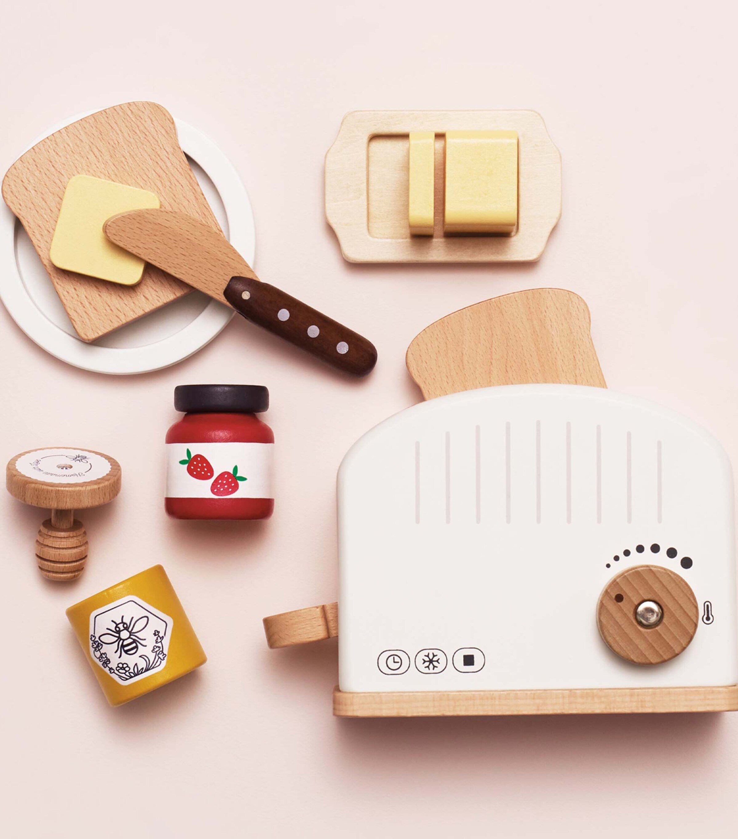Le Toy Van wooden toaster playset, UK version