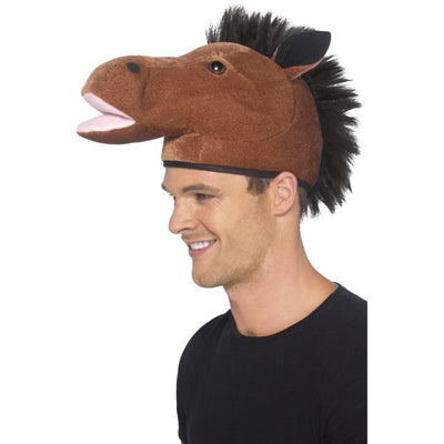Superdrug Smiffys Horse Hat, Brown with Mane- Buy online at McGrocer