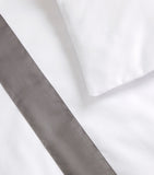 Yves Delorme Linea Platine duvet cover 200cm x 200cm (British brand)