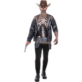 Smiffys skeleton cowboy costume (British brand)