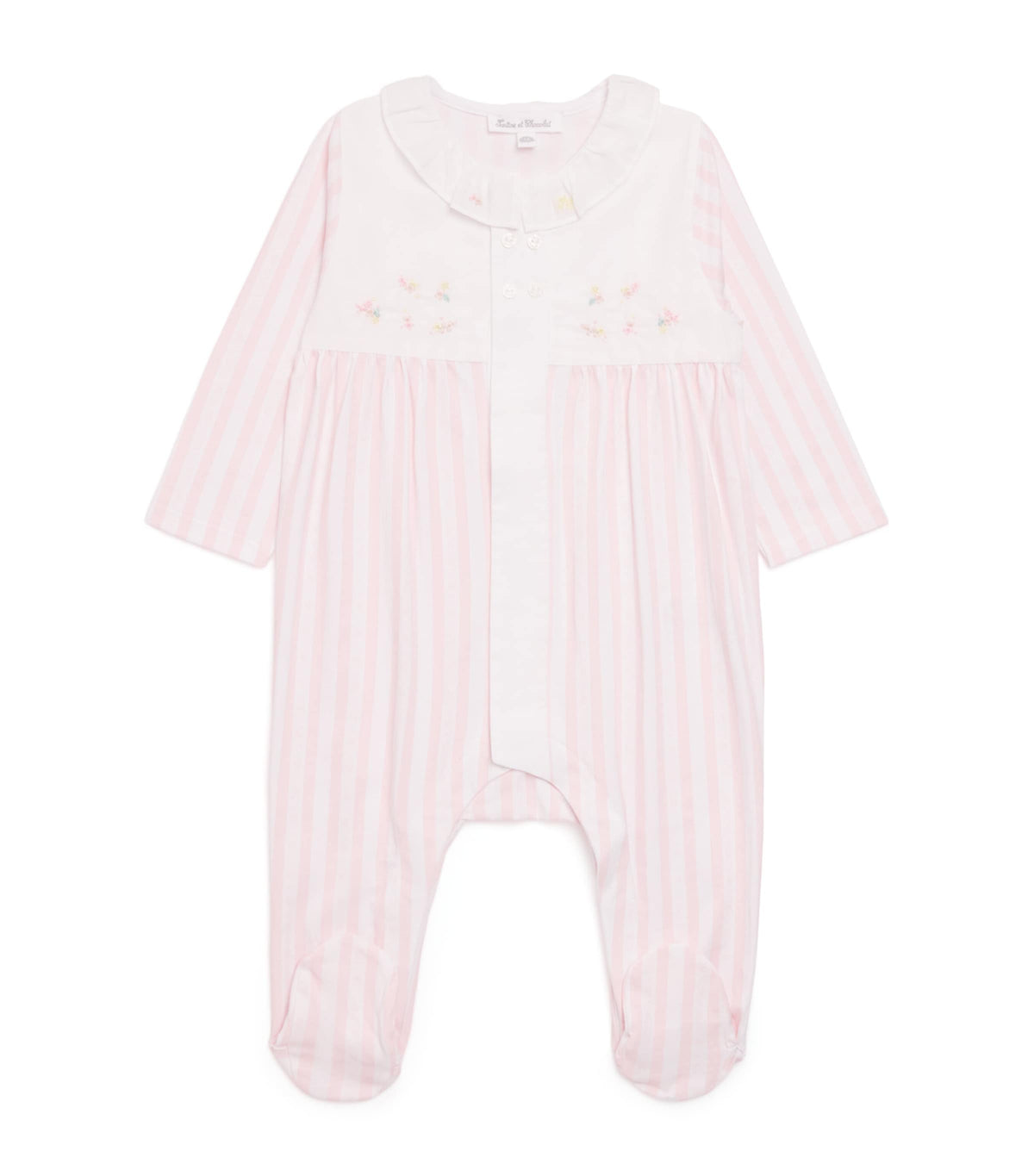 Tartine et Chocolat cotton stripe baby all-in-one 0-24 months (British brand)
