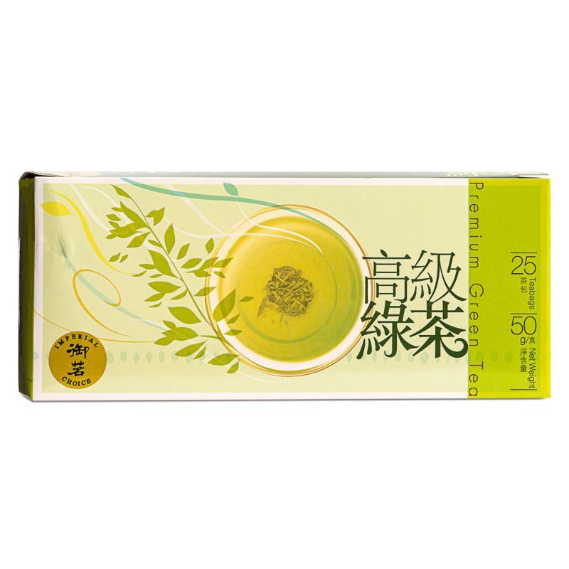 Imperial Choice premium green tea bags, UK version