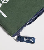 Harrods small cotton logo pouch (British brand)