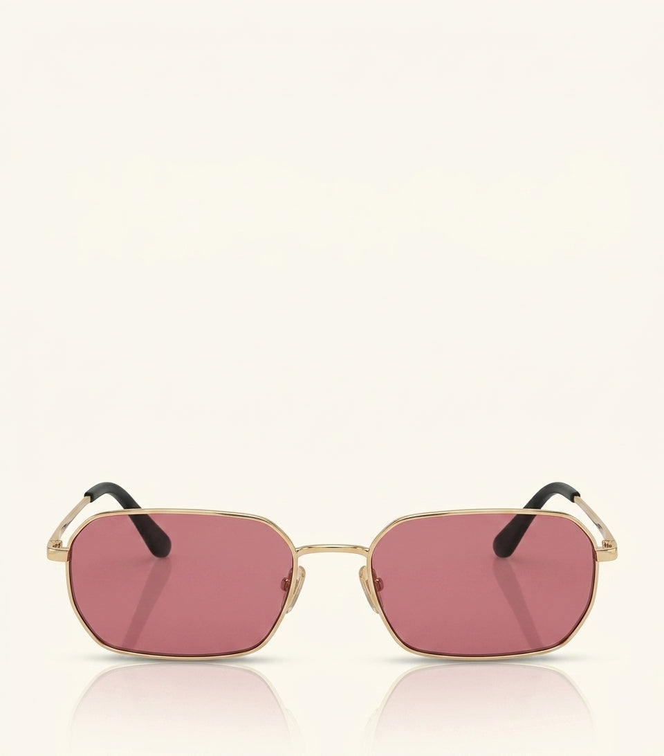 Prada metal rectangular sunglasses, UK version