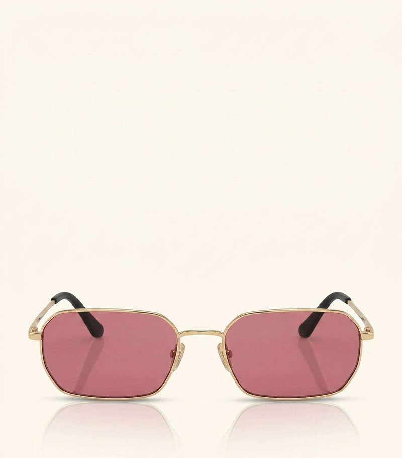 Prada metal rectangular sunglasses, UK version
