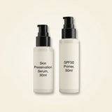 No7 Prime Forever skincare duo primer and serum, imported from the UK