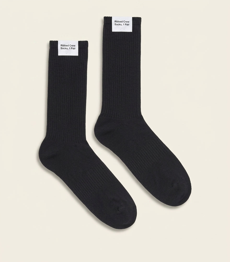 Pair of McQueen cotton-blend logo socks (British brand)