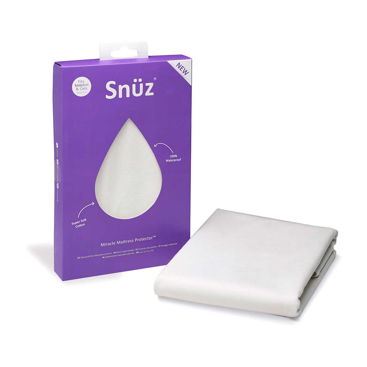 Snuz Miracle Waterproof Mattress Protector - 60x120cm GOODS Boots   