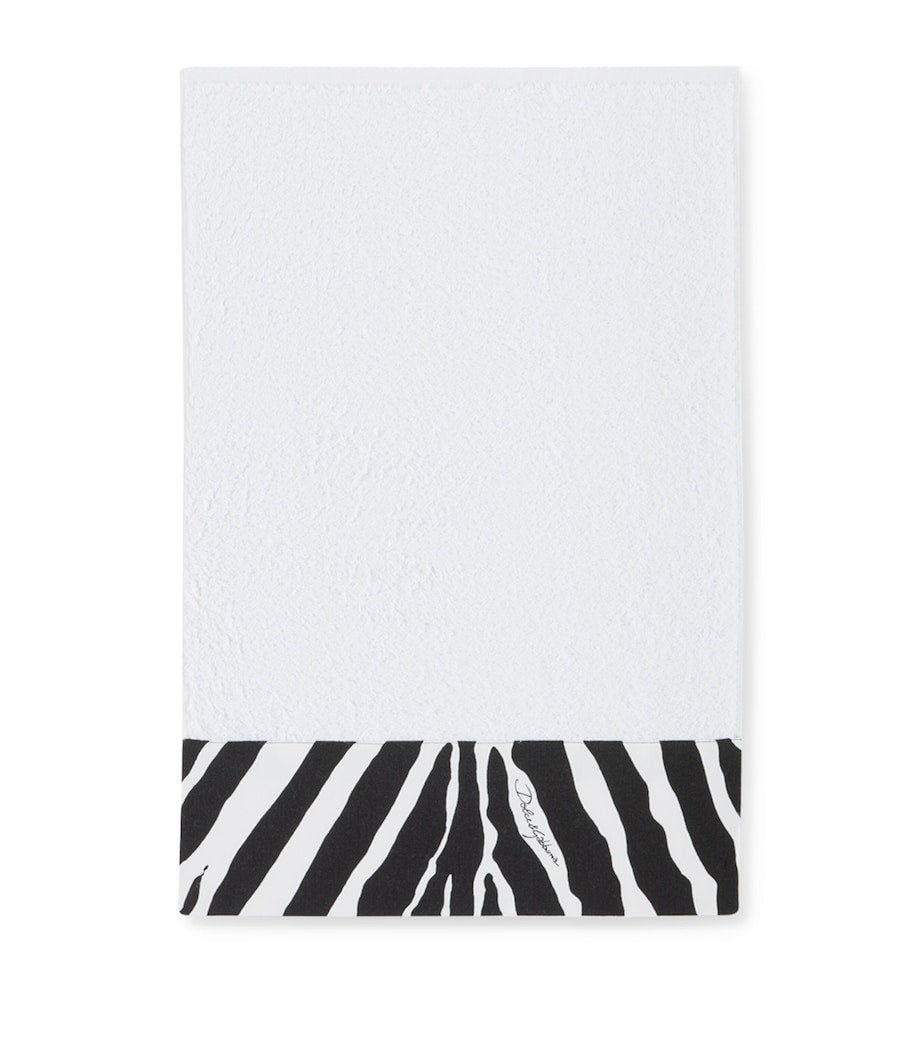 Dolce&Gabbana Casa zebra bath towel set of 5 - British product