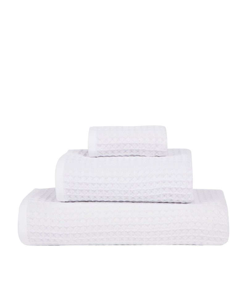Uchino Air Waffle hand towel 60cm x 100cm (British brand)