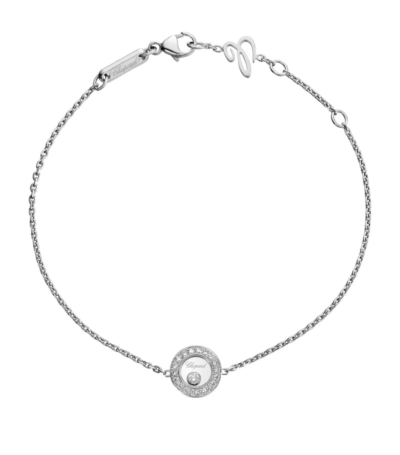 Chopard Happy Diamonds Icons Pavé bracelet in white gold, UK version
