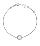 Chopard Happy Diamonds Icons Pavé bracelet in white gold, UK version