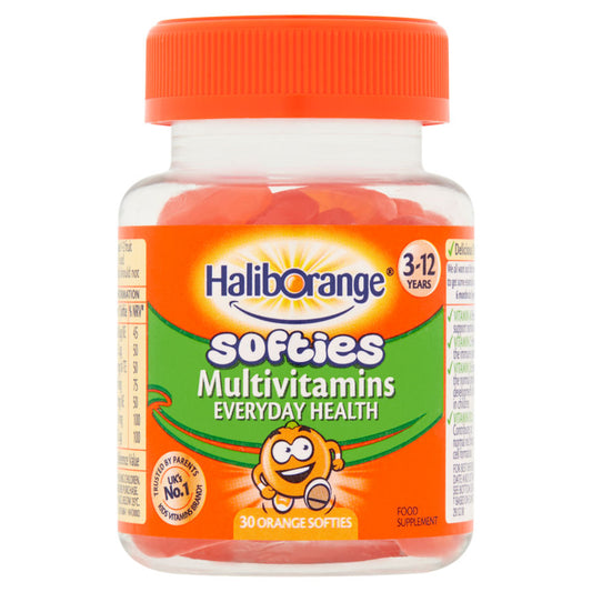 Haliborange Softies Multivitamins Everyday Health 30 Orange Softies 3-12 Years GOODS ASDA   