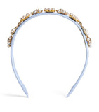 David Charles diamanté and faux pearl-embellished headband - British product