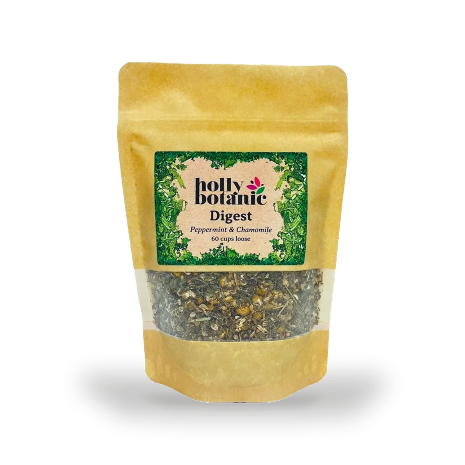 Holly Botanic Digest Tisane peppermint chamomile loose tea - British product