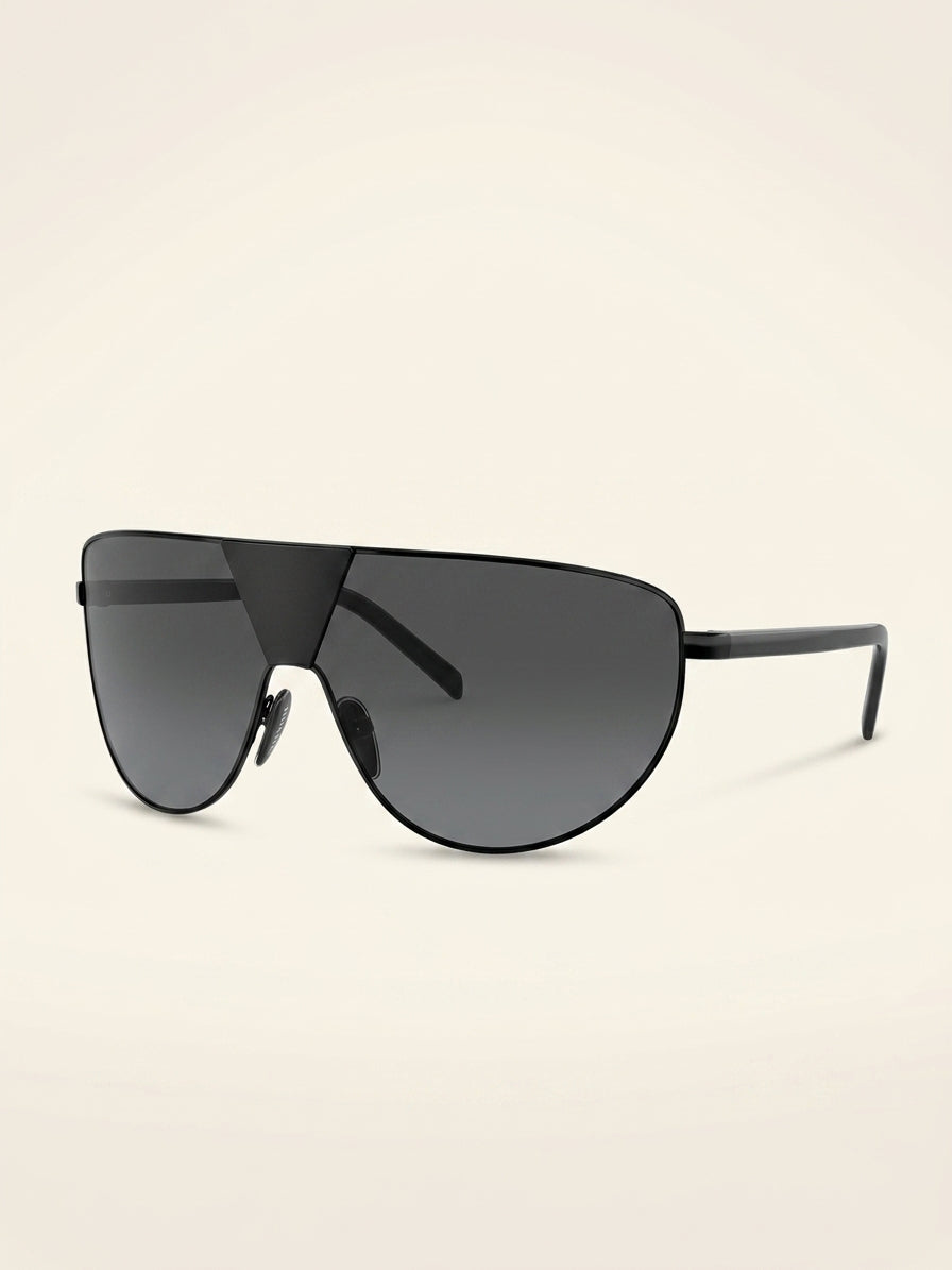Prada men's aviator sunglasses with metal frame, imported from the UK