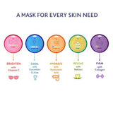 Yes Studio multi masking face mask set of 5 (British brand)
