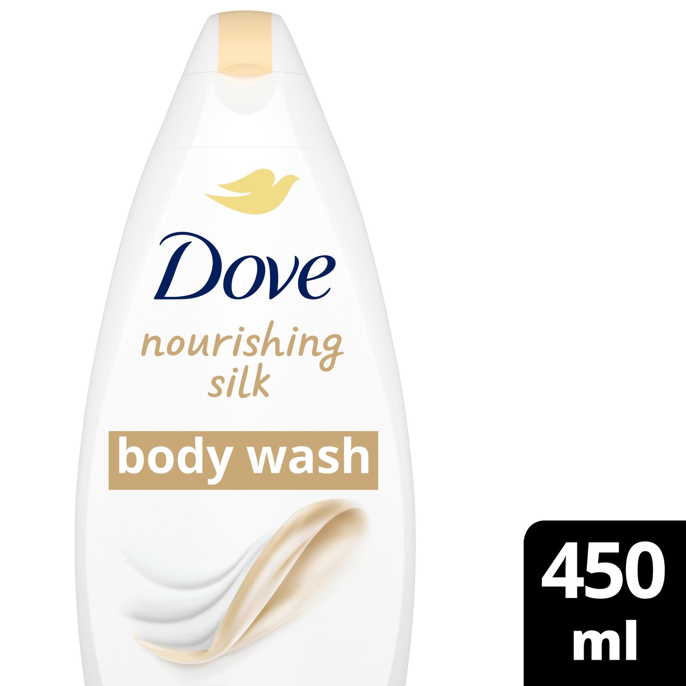 Dove Nourishing Silk Body Wash Shower Gel 450ml GOODS Sainsburys   