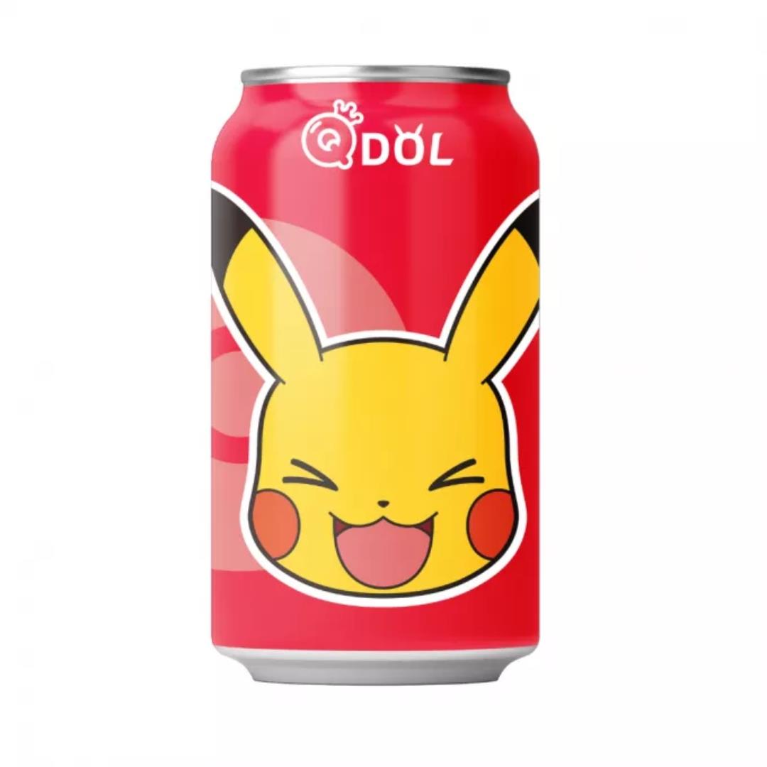 QDOL Pokemon sparkling water strawberry flavour, imported from the UK