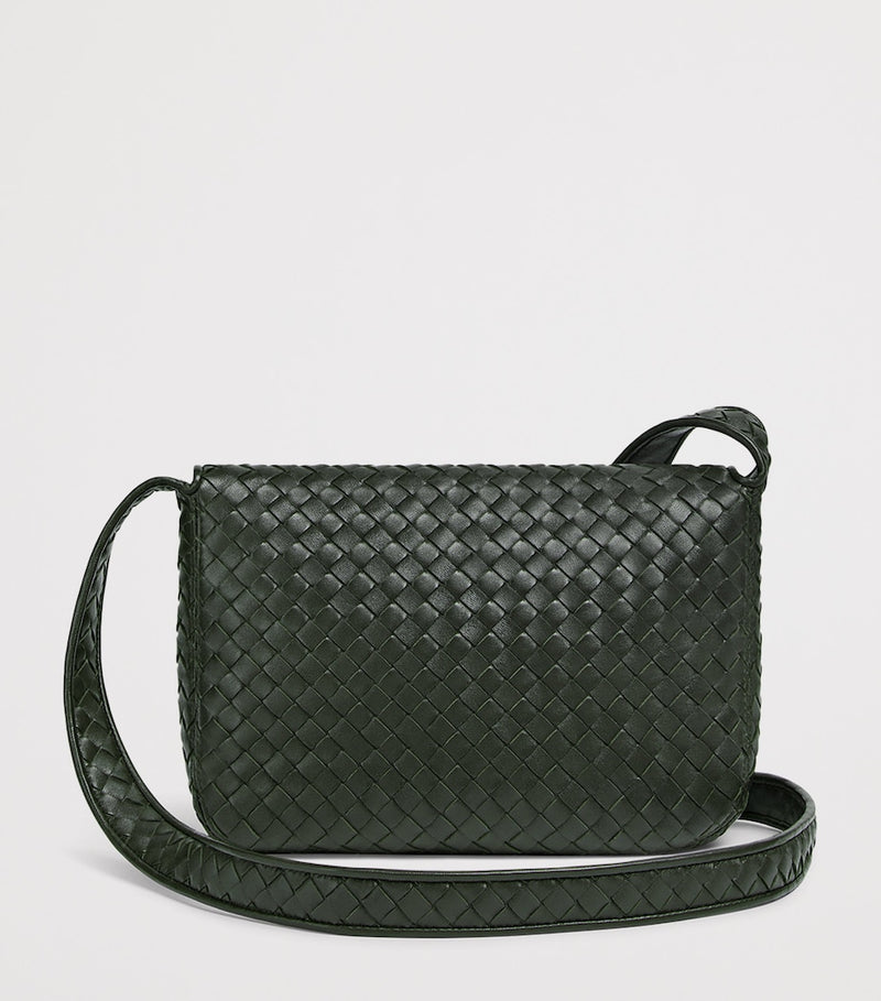 Bottega Veneta Intrecciato Veneto messenger bag 18.5cm, imported from the UK
