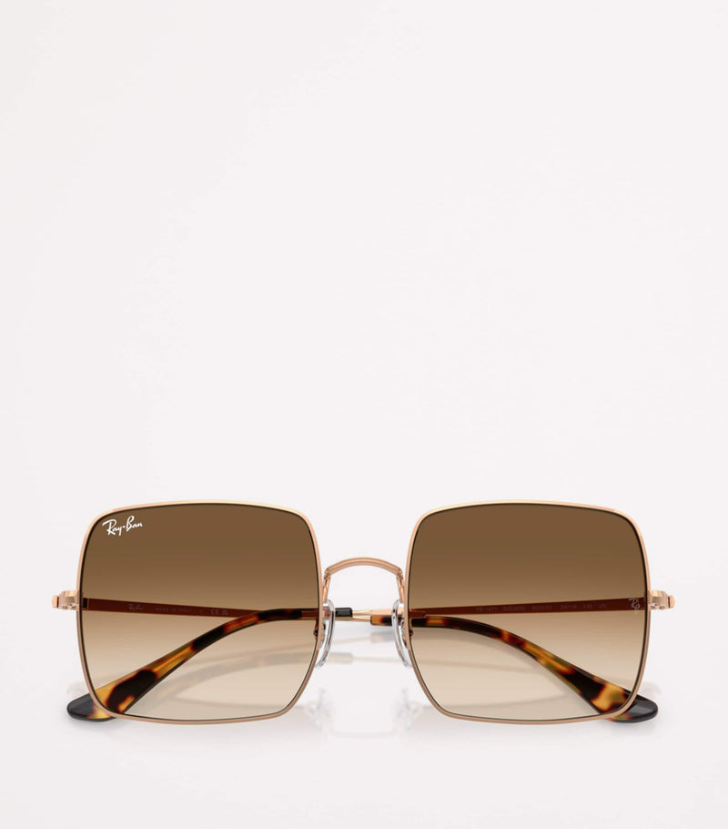 Ray-Ban RB1971 square sunglasses metal frame retro tinted lenses, UK version