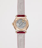 Chopard Happy Sport watch 33mm rose gold diamonds - British product