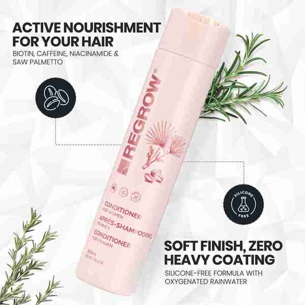 Regrow women's conditioner stronger smoother 300ml - British product